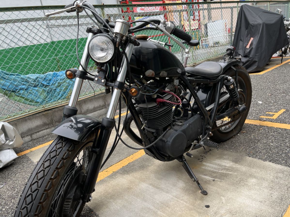 ヤマハ SR400 不動車 ジャンク 引取り限定 カギあり 一時抹消済み 