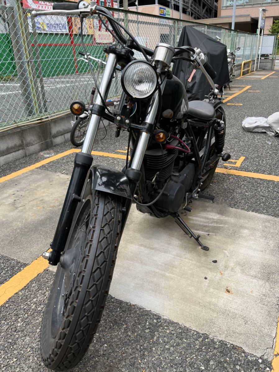 ヤマハ SR400 不動車 ジャンク 引取り限定 カギあり 一時抹消済み 