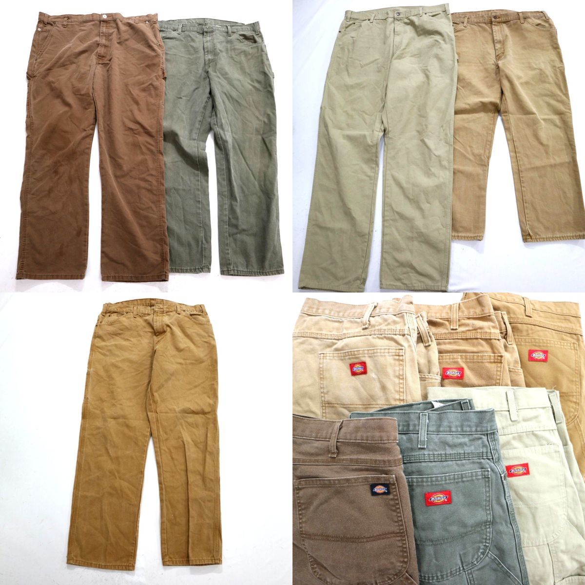 ◎ディッキーズ ダック ペインターパンツ set ワンポイント 他 (メンズXL) 6枚セット まとめ売り 古着卸 1円スタート 最落なし MH3254 ディッキーズ ペインターパンツ メンズ DICKIES 0 レディース