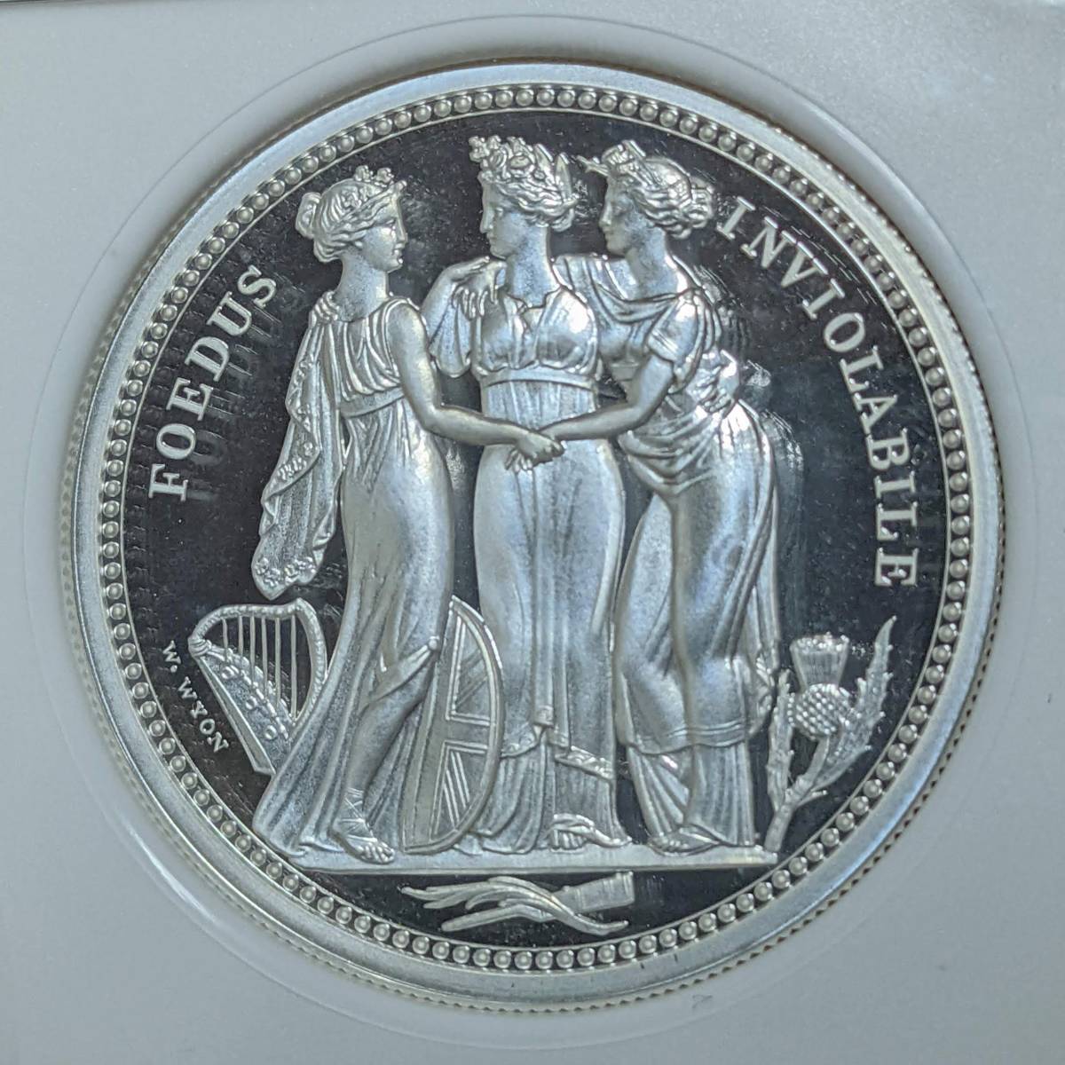 初日発行 PF70UCAM ロイヤルミント 2オンス プルーフ銀貨 5ポンド NGC