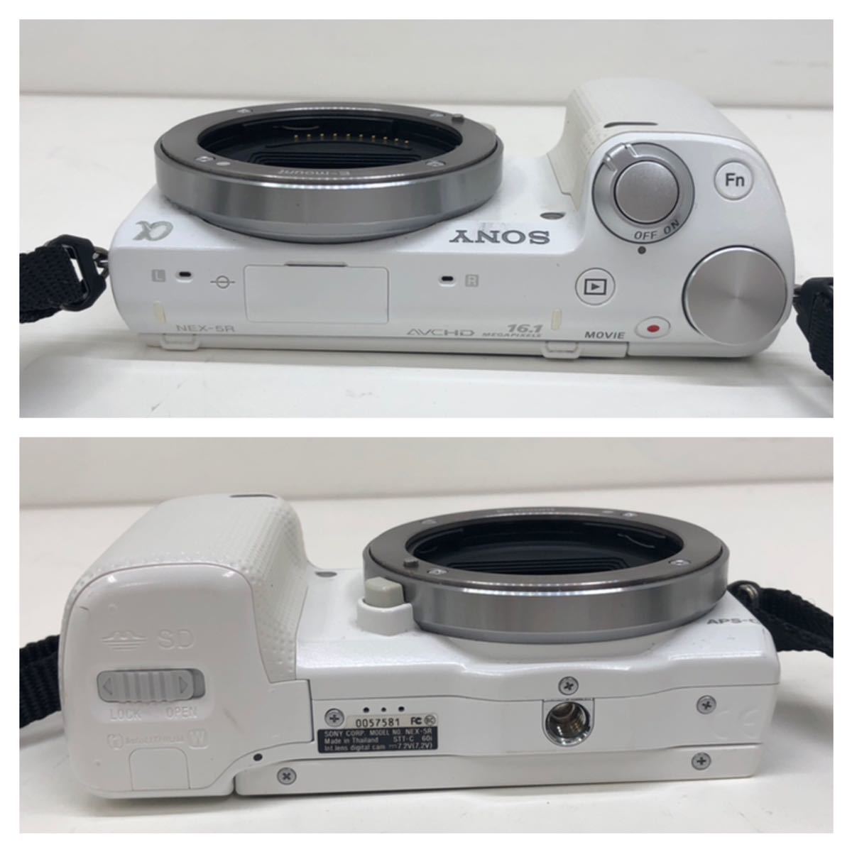 ジャンク品】SONY ソニー α NEX-5R ミラーレス一眼カメラ レンズ付き