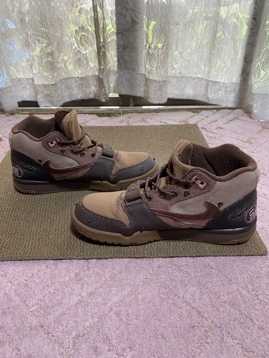 Jordan AIR JORDAN 1 LOW UNISEX - Sneakers basse - archaeo brown/white