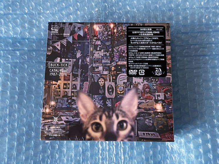 新品初回盤Bベスト(4SHM-CD+DVD)！BUCK-TICK [CATALOGUE 1987-2016
