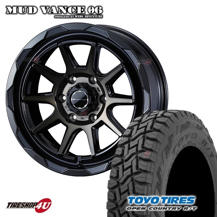 爆買い，新品 4本セット MUD VANCE 06 マッドヴァンス 16x6.5J 6/139.7 +38 ブロンズ TOYO トーヨー OPEN COUNTRY R/T RT 215/70R16 ハイエース 200系(ラジアルタイヤ)｜売買されたオークション情報、yahooの商品情報をアーカイ 6穴