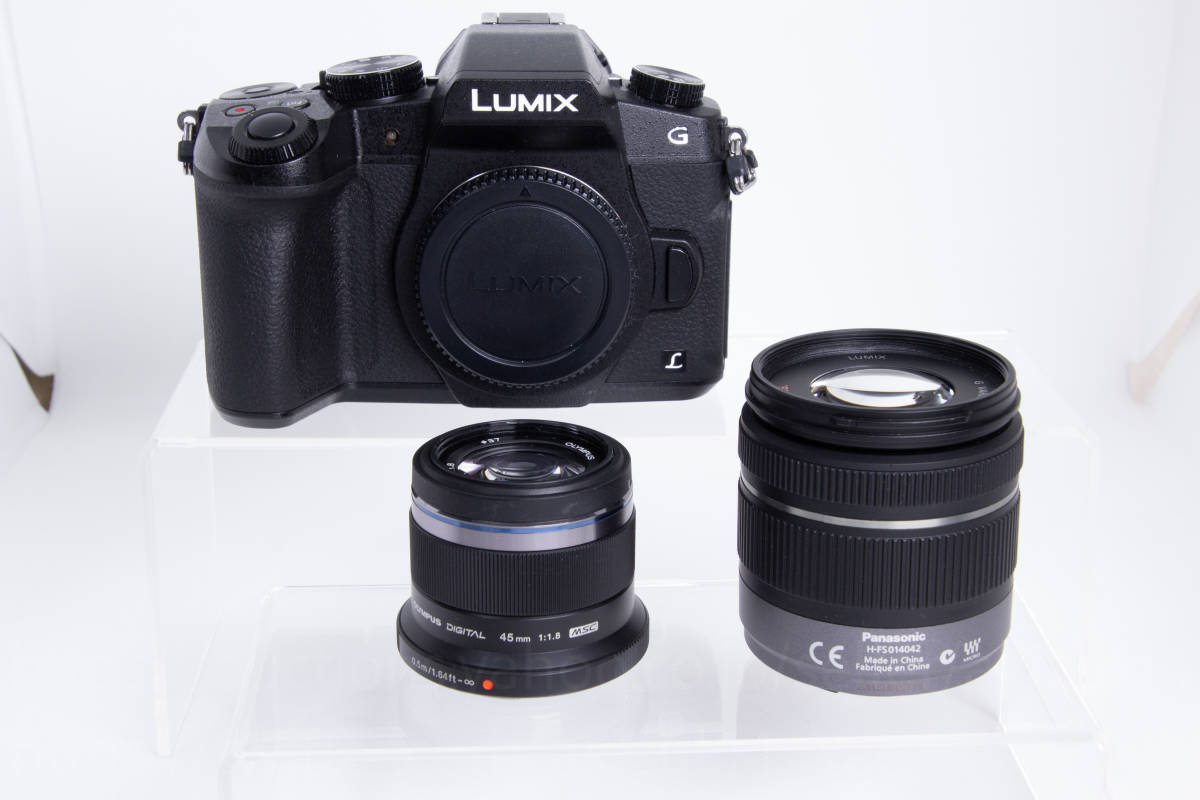 Panasonic LUMIX G8 レンズ2本！バッテリー3個！バッグ付！
