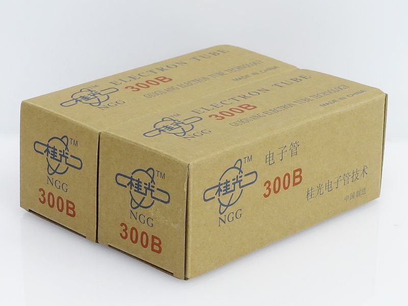 真空管 桂光 4300B（WE300B系） 黒ベース 300B マッチドペア（2本