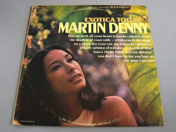  MARTIN DENNY Exotica Today 1966 US STEREO LP Liberty LST-7465 マーティン デニー EXOTIC MONDO LOUNGE LES BAXTER ARTHUR LYMAN(その他)｜売買されたオークション情報、yahooの商品情報をアーカイブ公開 - オークファン その他