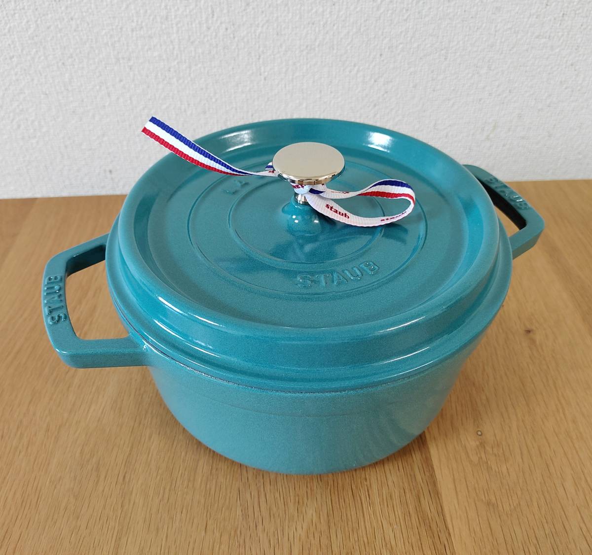 ストウブ ココットラウンド 14cm ミントカラー 鍋 ミント｜鍋/フライパン 