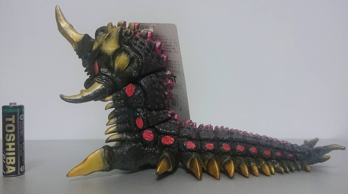 新品 タグ付き◇初版 大型 日本製 硬質ソフビ バトラ 幼虫 ◇ ゴジラ