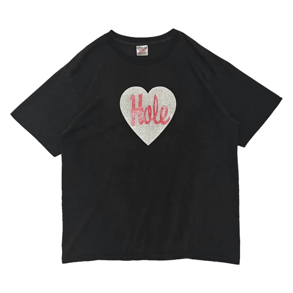 レア【90s Hole バンド Tシャツ XL】TULTEX シングルステッチ バンT 
