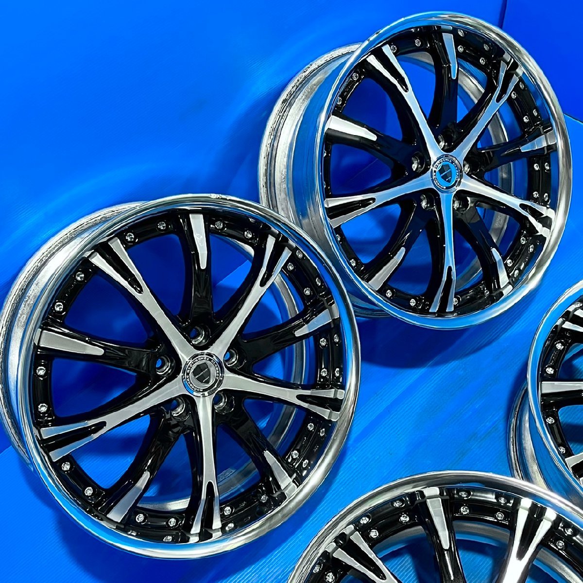 19インチ WORK SCHWERT SC4 8J+40 / +45 5H114.3 アルミ ホイール 中古