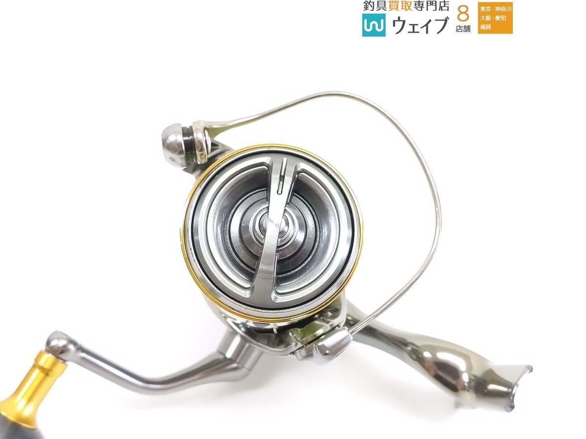 シマノ 18 ステラ C3000MHG・夢屋 アルミラウンド型 パワーハンドル 