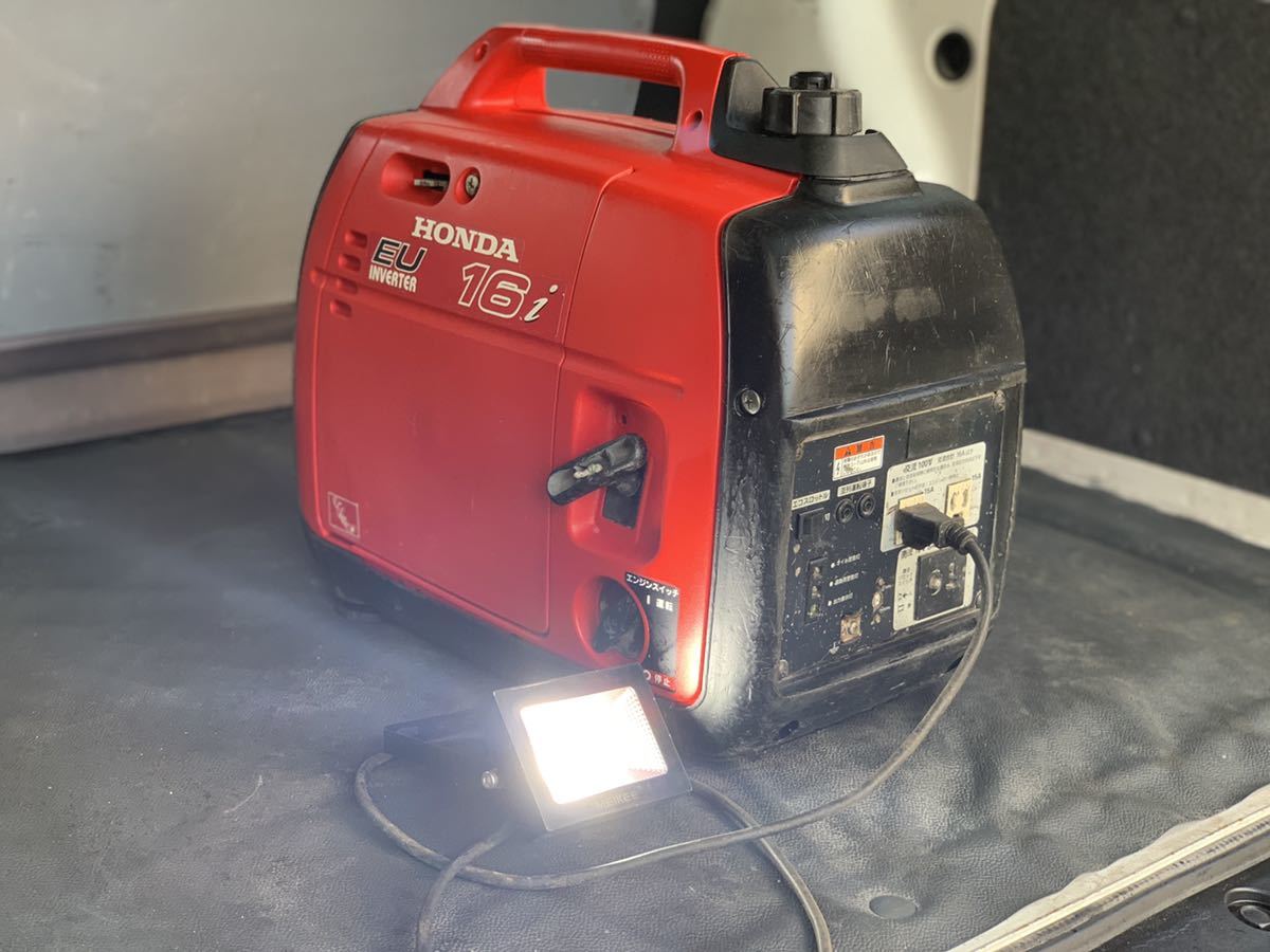 ホンダインバーター発電機 E16i1.6kVA中古作動品 (作動確認動画