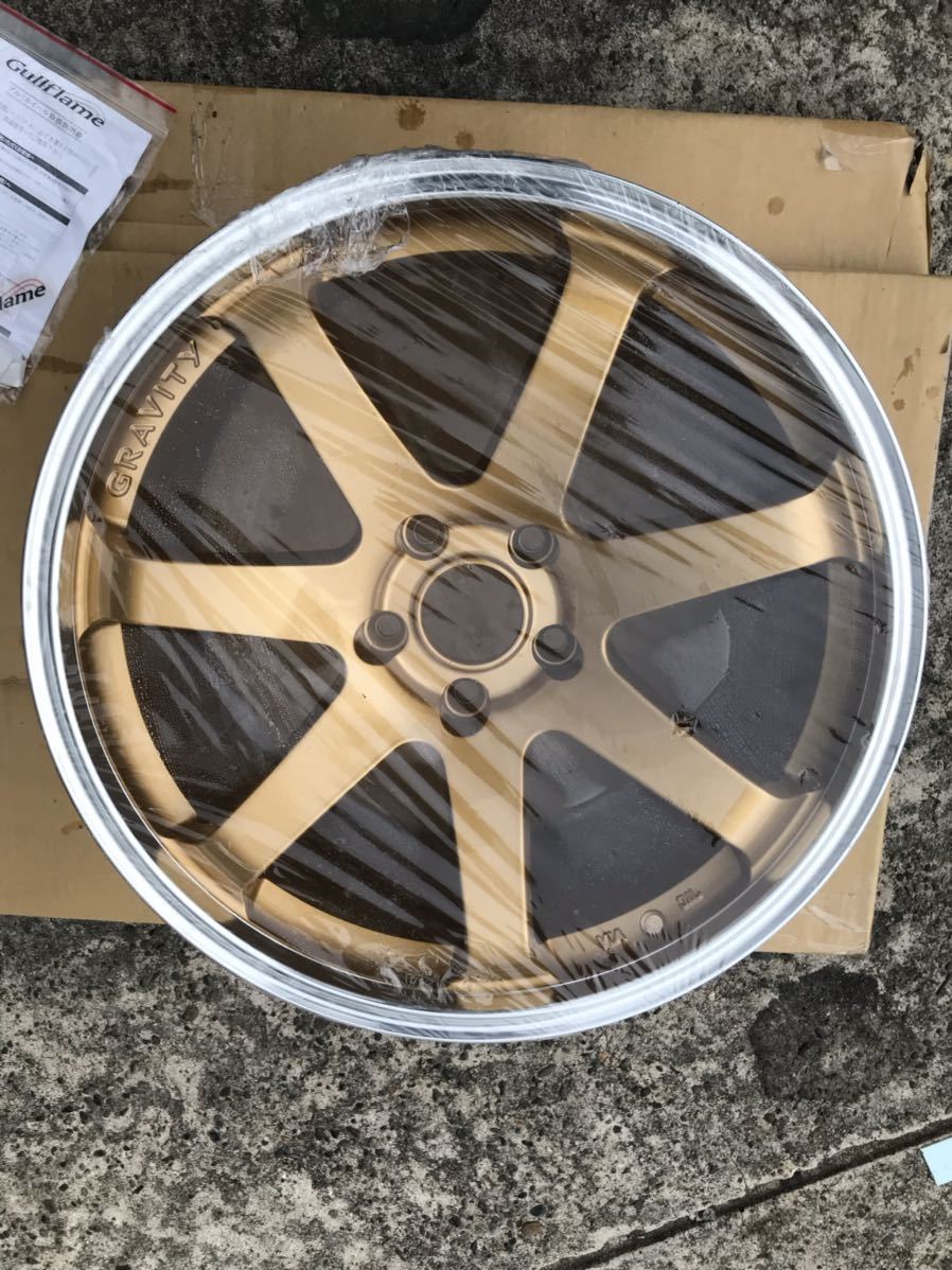 再出品1円スタート】廃盤 GPSPORTS 18インチホイール 9.5J インセット 