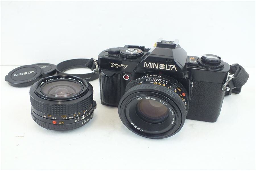 ミノルタ α-7 MINOLTA フィルム一眼レフ Minolta X-7 A7 | レンズ付き