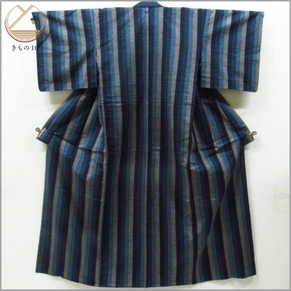 着物10 1円 木綿 着物 鰹縞 単衣 身丈160cm 裄63cm 同梱可(女性和服、着物)｜売買されたオークション情報、yahooの商品情報 ...