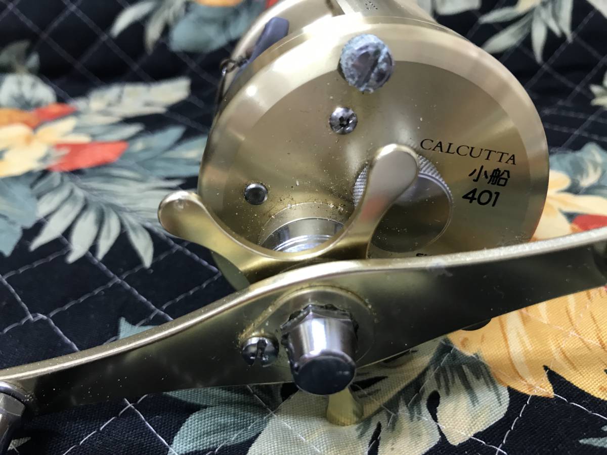 SHIMANO CALCUTTA KOBUNE 401 シマノ 船用ベイトリール カルカッタ小船 ...