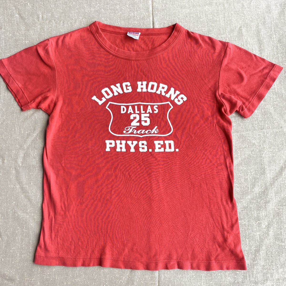 PEARLDIVER PEARL DIVER LONG HORNS DALLAS プリント 半袖 Tシャツ 