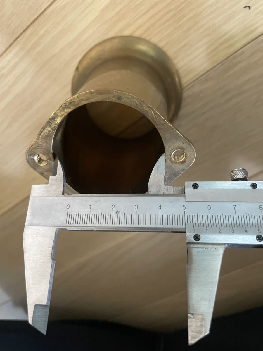 旧車 ソレックス ファンネル 100mm 6個 新品 未使用 ソレックス50用 中古 真鍮ファンネル 100mm L6L型 ハコスカ s30