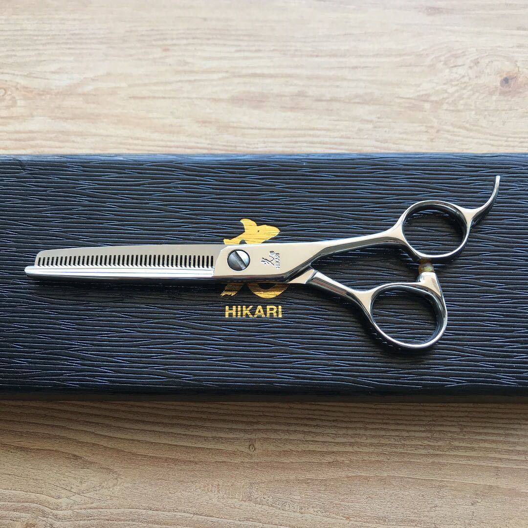 研ぎ済&極 光シザー TRENDY3 セニング734 5.8inch Cut率約8％