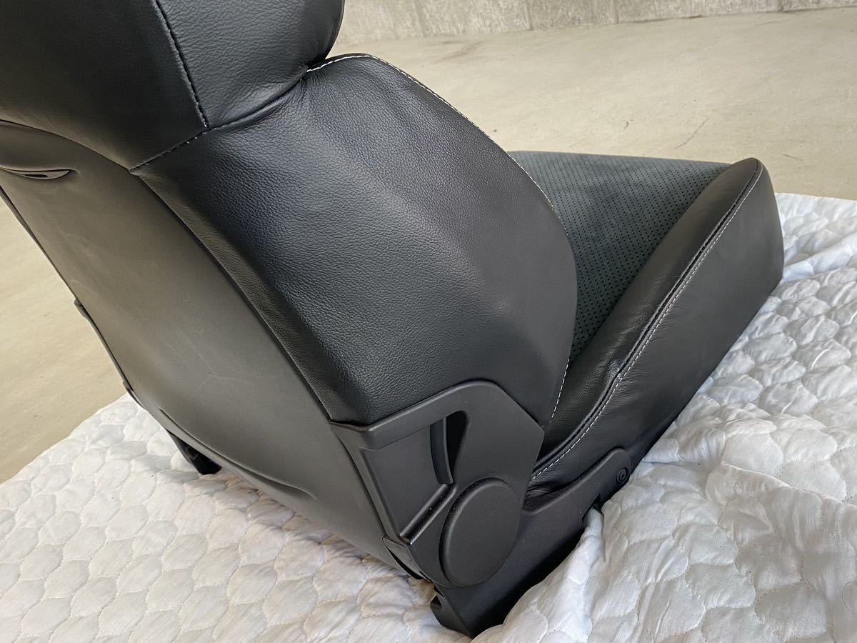 RECARO レカロシート ST-JC 本革×アルカンターラ張替え品 中古(本体 