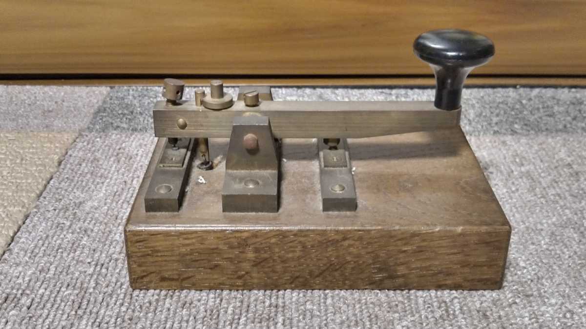 (美品)HI・MOUND ハイモンド・エレクトロ社　逓信型甲種単流電鍵(復刻品 逓信型甲種単流電鍵(復刻品 電鍵って最高だ！？ ハイモンド