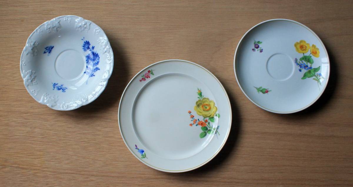 MEISSEN マイセン プレート　フラワー　飾り皿　☆【美品】☆_1
