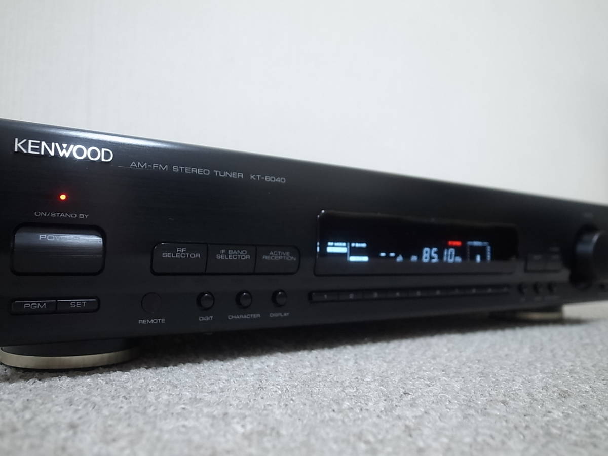 チューナー最高音質】KENWOOD KT-6040 美品良品 是非聴いてください②