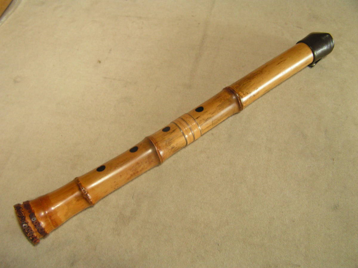尺八 琴古流 古い尺八（容山銘有り）琴古流48．5cm（1尺6寸