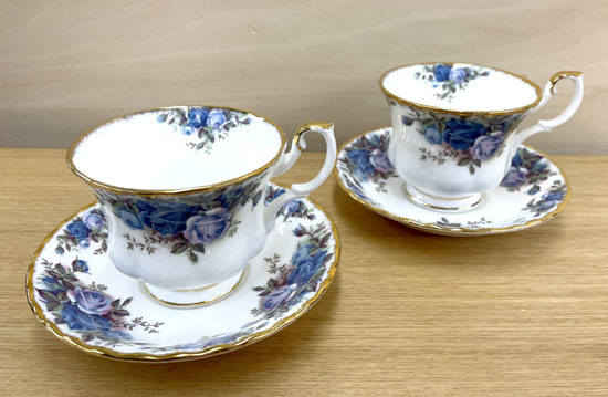 ROYAL ALBERT Moonlight Rose カップ&ソーサー2客セット ロイヤル 