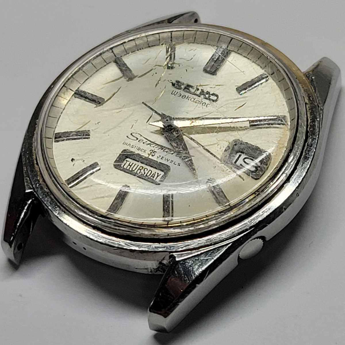 メンズ 稼働品 自動巻 SEIKO セイコーマチック デイデイト 腕時計 