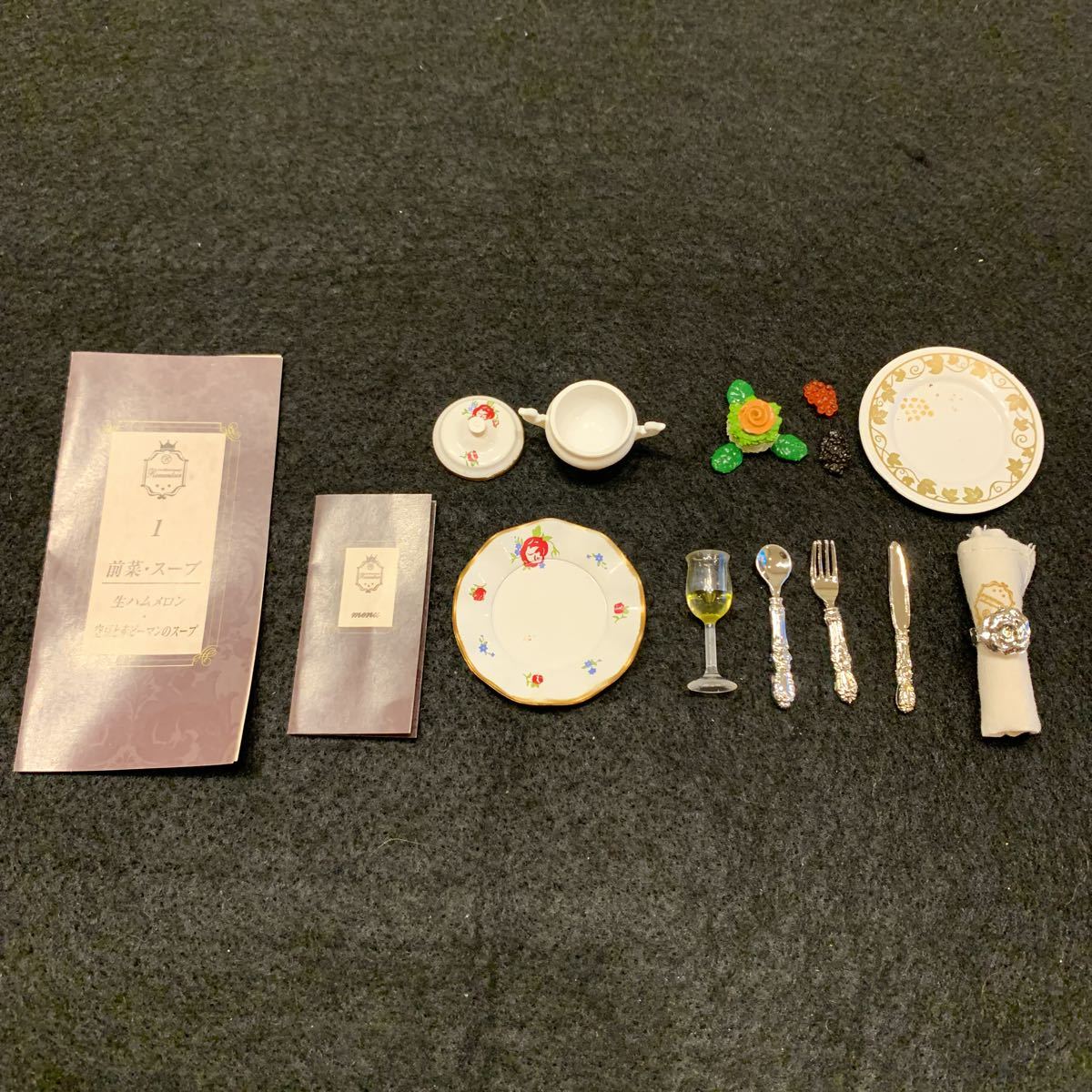 リーメントぷちサンプル三つ星レストランセット1.2.4.5.7.8の6種類