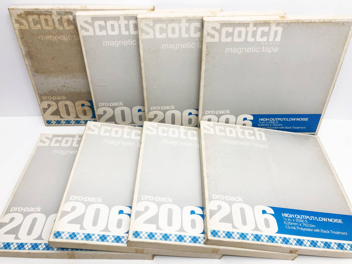 オープンリール】 10号オープンリールテープ SCOTCH magnetic tape pro
