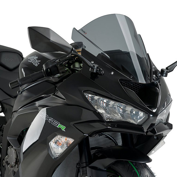在庫あり Puig 3177F スクリーン Kawasaki ZX-6R 636 (18-21) [ダーク