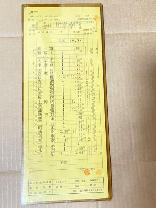 特急おおぞら 帯広ー釧路 運転士 時刻表 廃品 放出品 売買されたオークション情報 Yahooの商品情報をアーカイブ公開 オークファン Aucfan Com