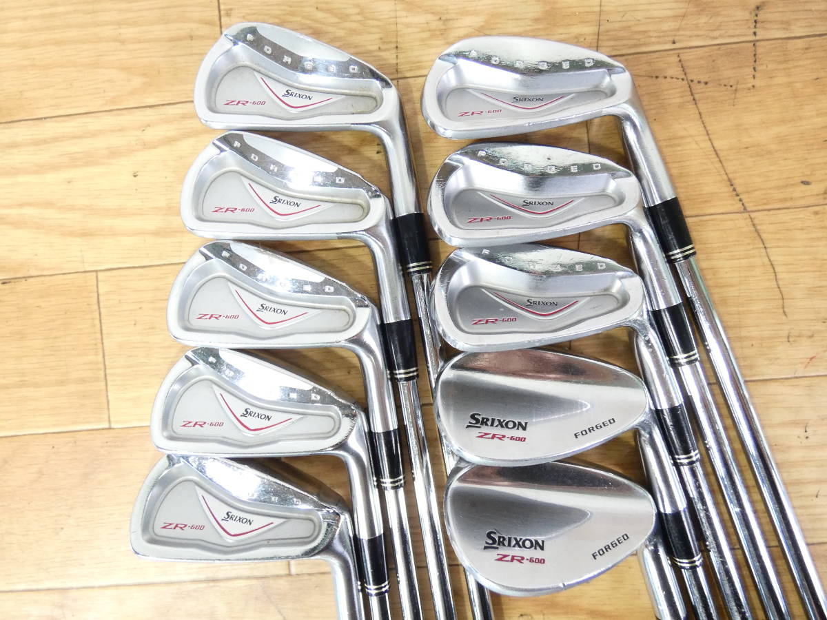 □SRIXON スリクソン アイアン/ウェッジ10本セット ZR-600 FORGED