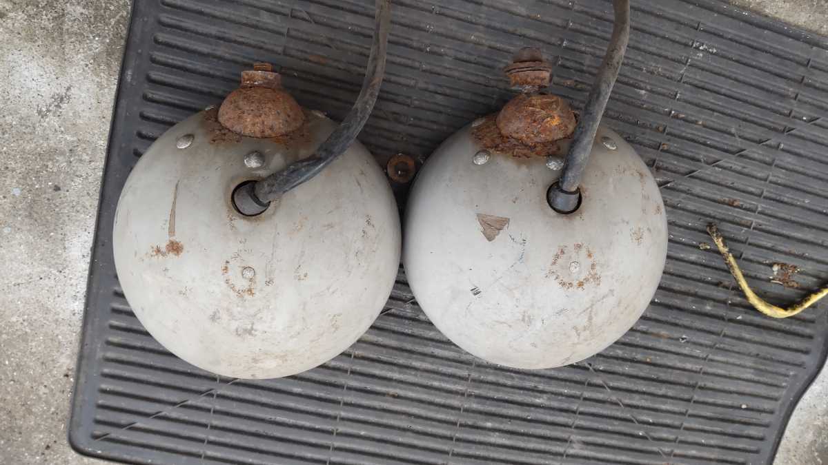 シビエ フォグ ライト ビサージュ ☆ 2個 シビエ 凹み オスカー フォグランプ フォグライト 24V H4 イエローバルブ 100w/90w 錆あり ジャンク 部品取り 希少 当時物 昭和