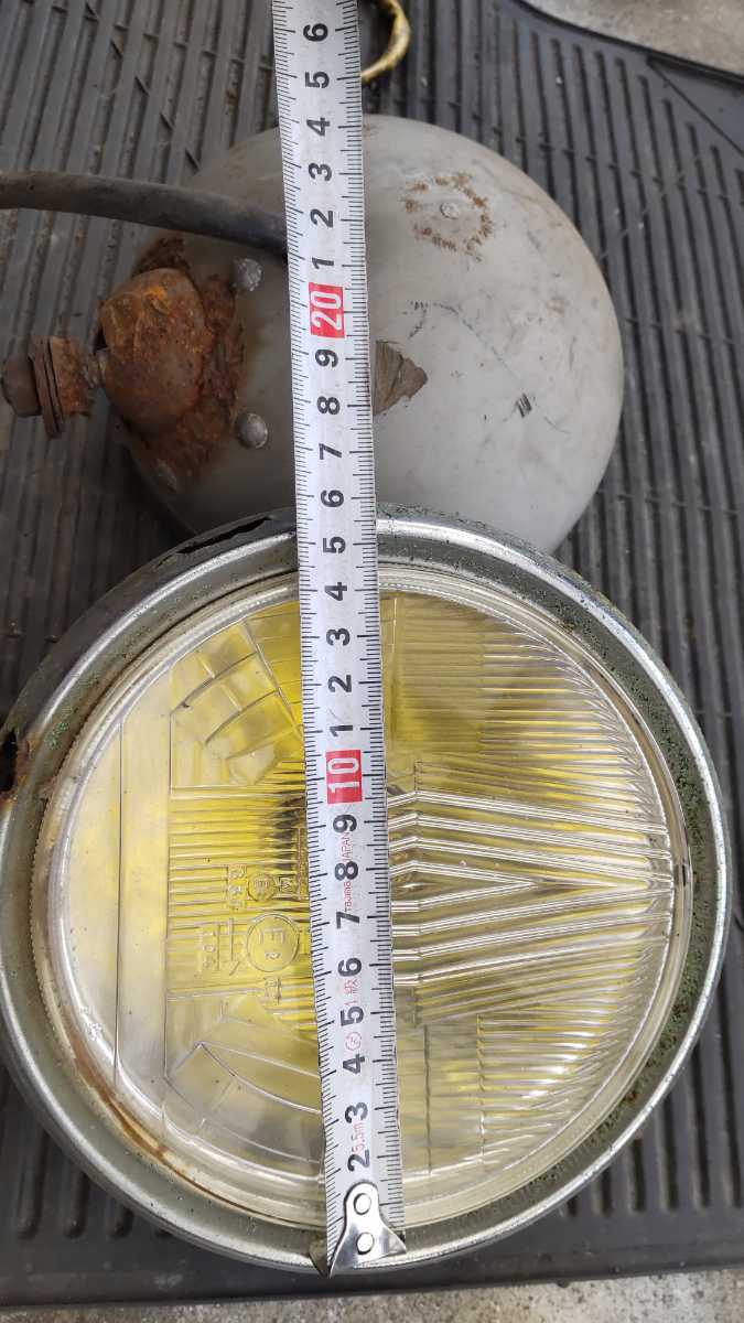 シビエ フォグ ライト ビサージュ ☆ 2個 シビエ 凹み オスカー フォグランプ フォグライト 24V H4 イエローバルブ 100w/90w 錆あり ジャンク 部品取り 希少 当時物 昭和