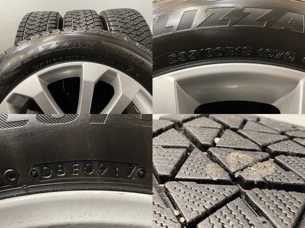 BS BLIZZAK DM-V2 235/60R18】スタッドレス【audi Q5 8R 純正ホイール 