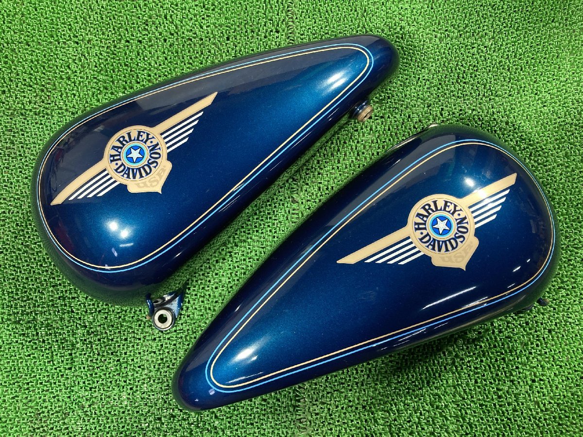 FLSTF1340 タンク 左右 青 ハーレー 純正 中古 バイク 部品