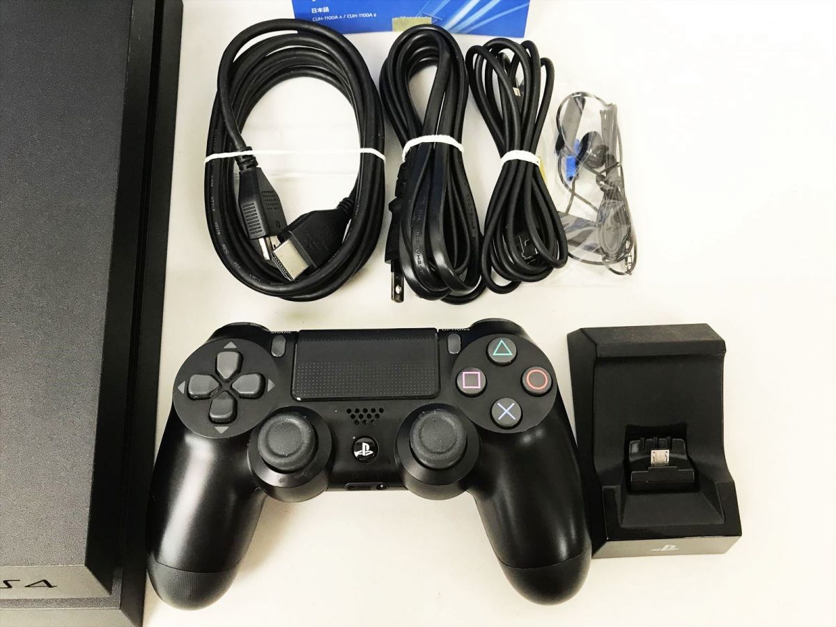1円】PS4 本体 セット 500GB ブラック SONY PlayStation4 CUH-1100A 