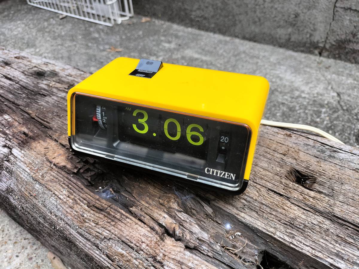 シチズン CITIZEN 昭和レトロ パタパタ時計 Yahoo!オークション