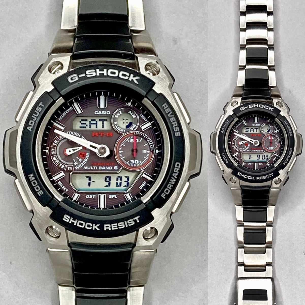 未使用同様 極美品G-SHOCK MTG-1500-1AJF MT-G タフソーラー 電波受信 