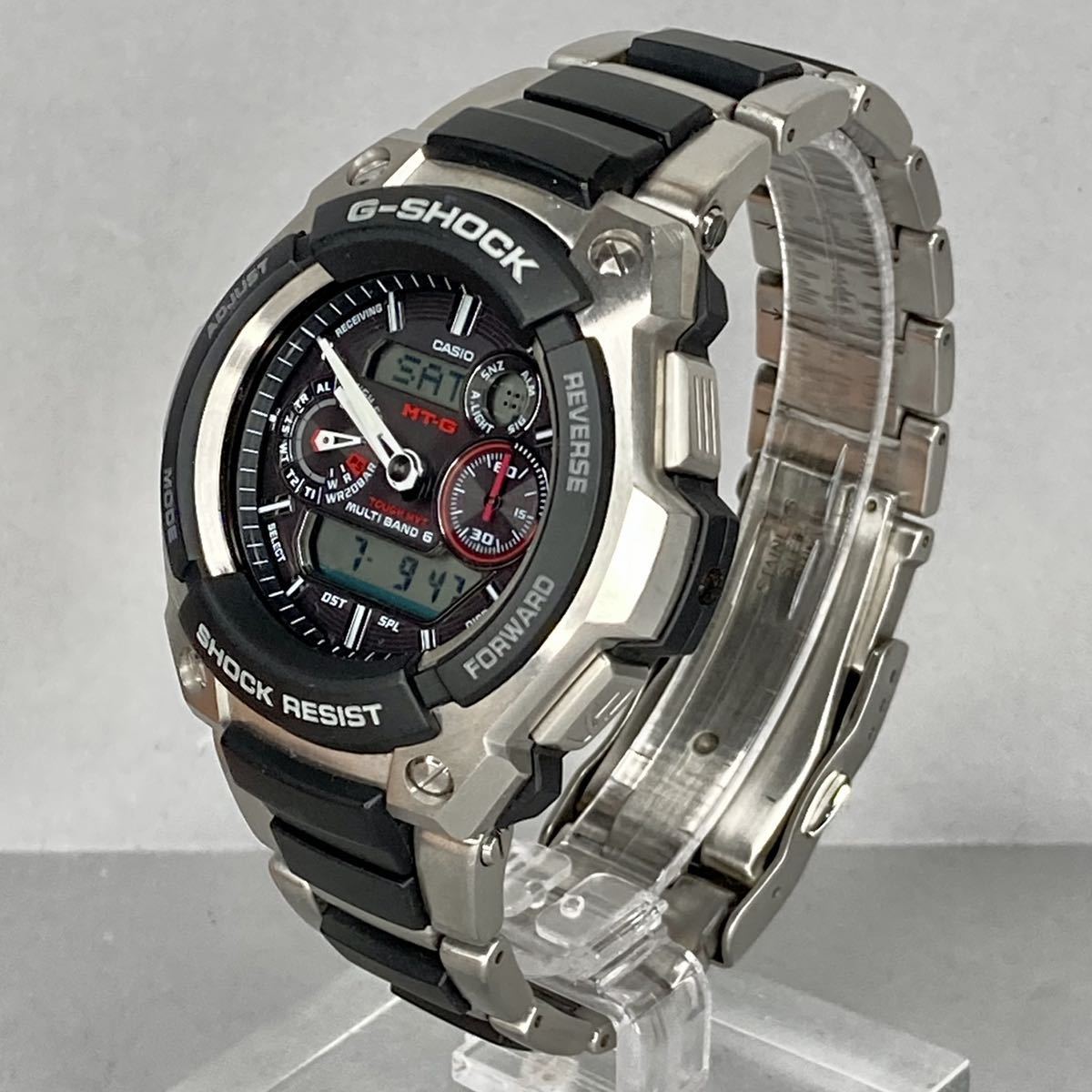 未使用同様 極美品G-SHOCK MTG-1500-1AJF MT-G タフソーラー 電波受信 