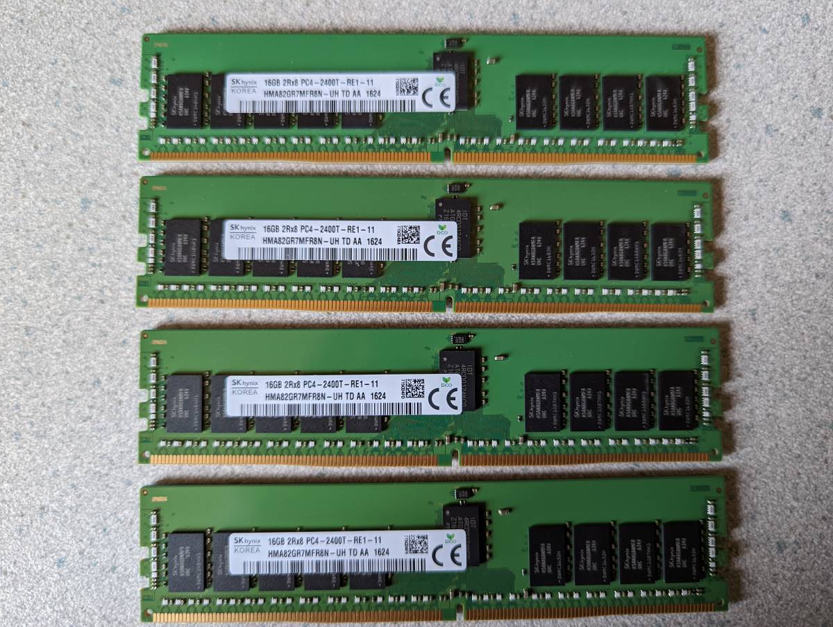サーバーメモリ SK hynix HMA82GR7MFR8N-UH 2Rx8 DDR4-2400 (PC4 