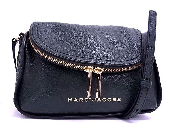 1円 ■極美品■ MARC JACOBS マークジェイコブズ レザー ショルダーバッグ 肩掛けかばん 斜め掛け レディース グリーン系 AB0910JN