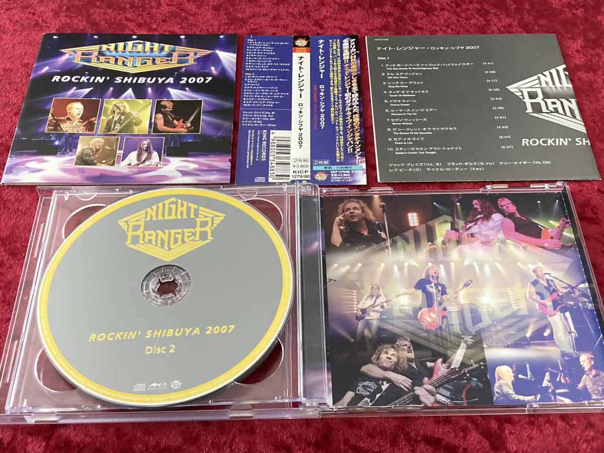 ☆ナイト・レンジャー☆2CD☆ロッキン・シブヤ 2007☆日本盤☆帯付