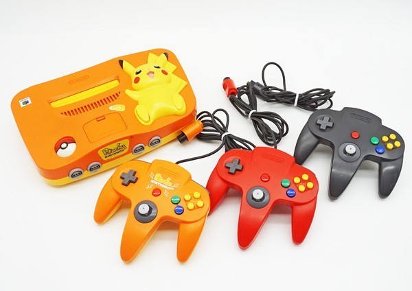 人気，高品質 任天堂 ニンテンドー64 ピカチュウ オレンジ＆イエロー(本体、アクセサリー)｜売買されたオークション情報、yahooの商品情報をアーカイブ公開 - オークファン 本体、アクセサリー
