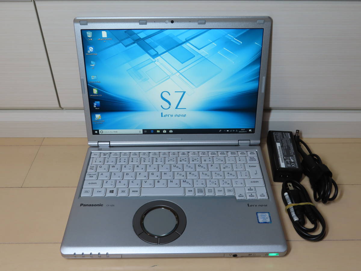 セール，定番 綺麗 パナソニック Let's Note CF-SZ6 16gb SIM 7300u 128gb M.2 SSD MS office2019(12インチ～)｜売買されたオークション情報、yahooの商品情報をアーカイブ公開 - オークファン パナソニック、松下電器産業