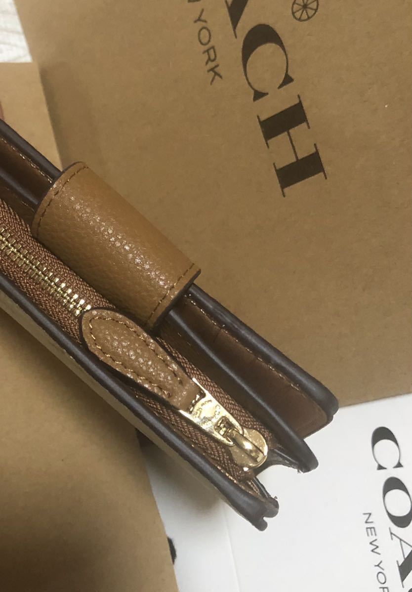 スヌーピー COACH コラボ PEANUTS 財布 二つ折り財布 X | ピーナッツ [コーチ] 即発送可能 コンパクト ホワイト 二つ折り COACHコーチ 新品未使用コーチ